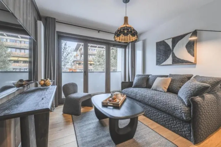 Bed in Dorm with balcony