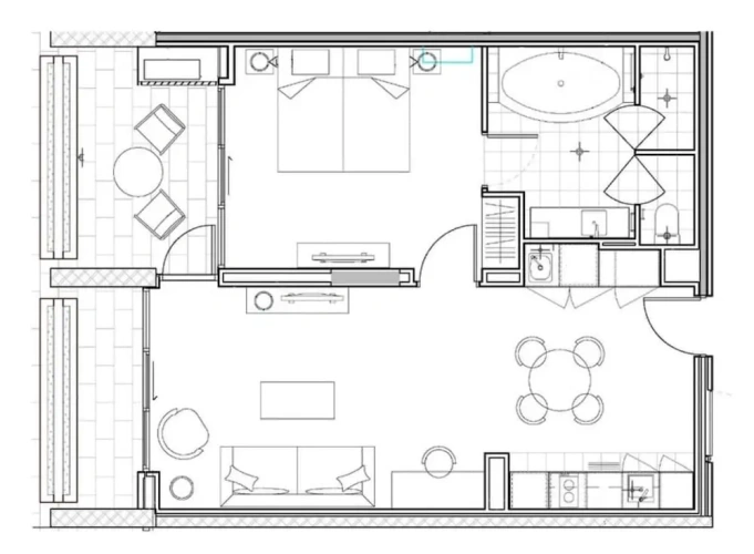 Suite with balcony