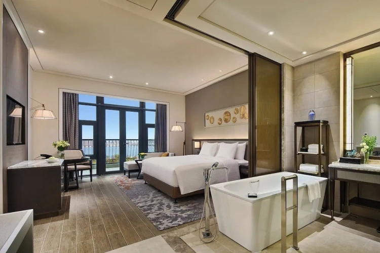 Superior Single room with balcony and with sea view