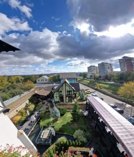 Luxury Double room with balcony and with garden view