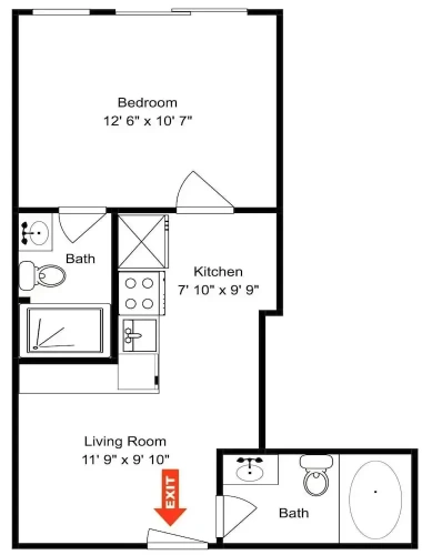 1 Bedroom Standard room