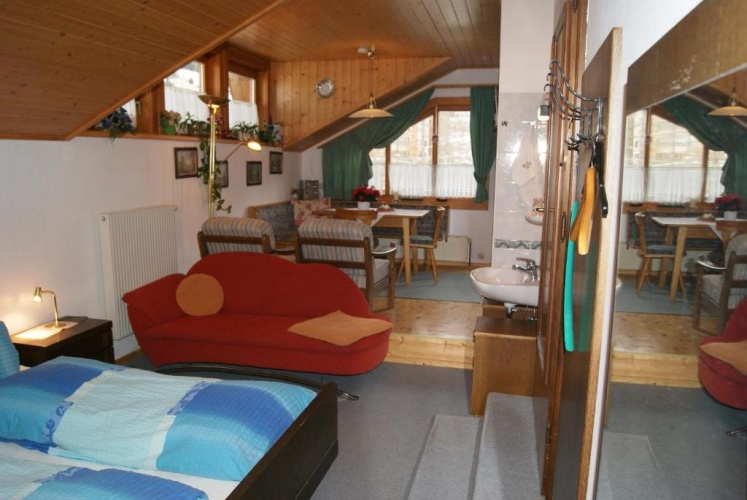 Studio with balcony and with view