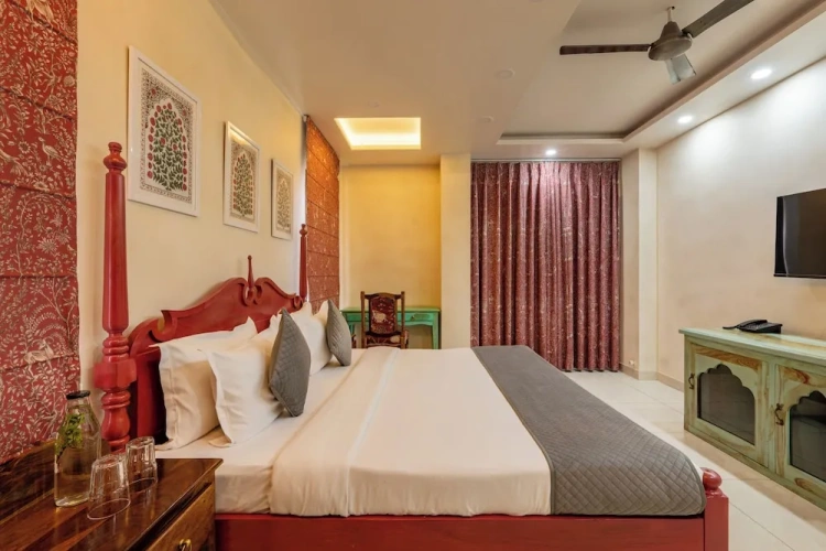 Premium Double room with balcony and with garden view