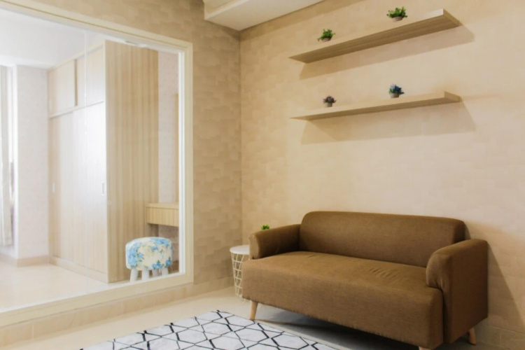 Comfy Modern 1BR at Skandinavia Apartment