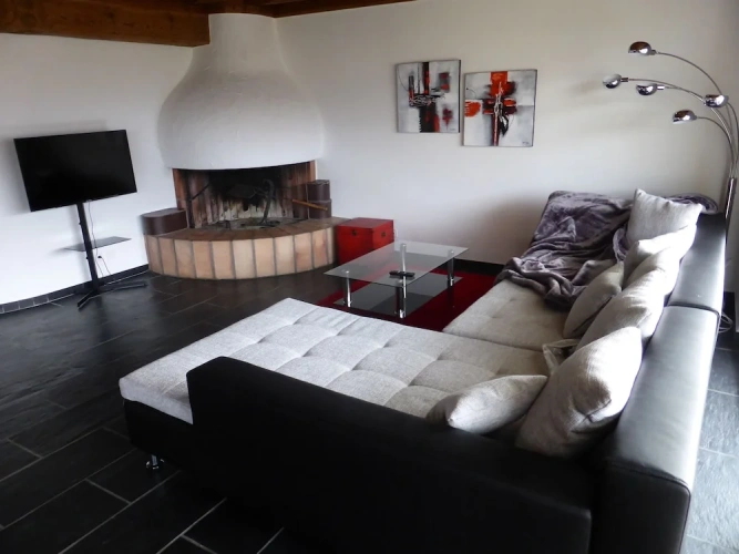 Double Apartment with balcony and with mountain view