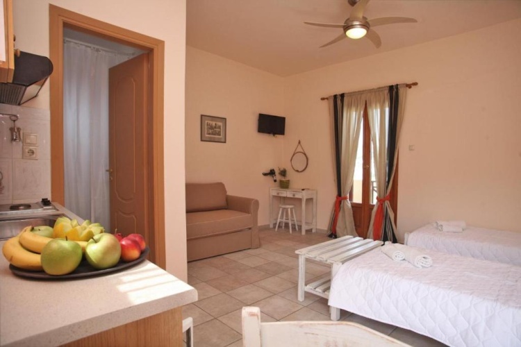 Studio with balcony and with view