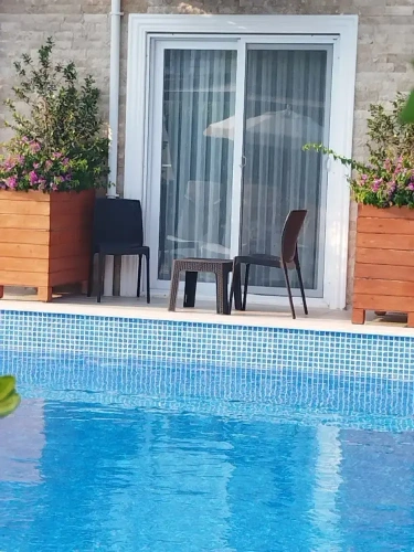 Classic Double room with balcony and with pool view