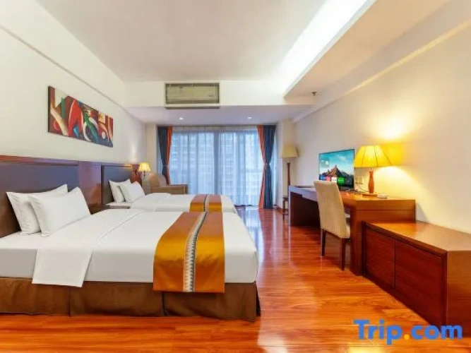 Luxury Twin room with balcony and with city view