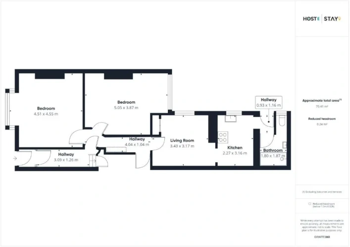 2 Bedrooms Apartment