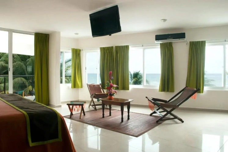 Junior Suite with balcony and with view