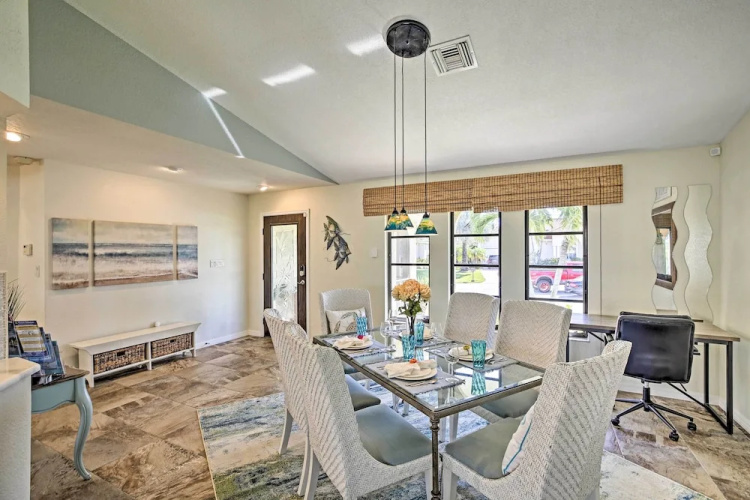 Canal Waterfront Home With Private Pool & Dock!