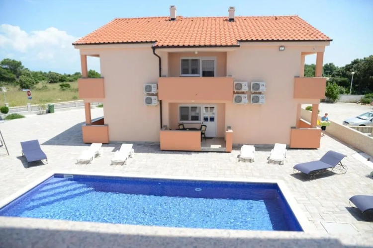 Apartment with pool view