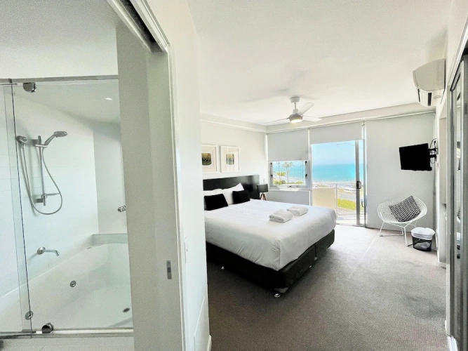 Studio with water view