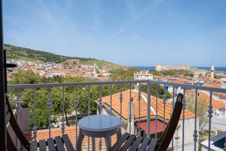 Deluxe Double room with balcony and with sea view