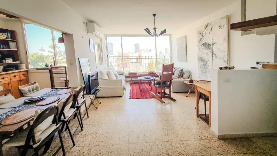 5min walk beach - Pkg - Bialik Square #TL2