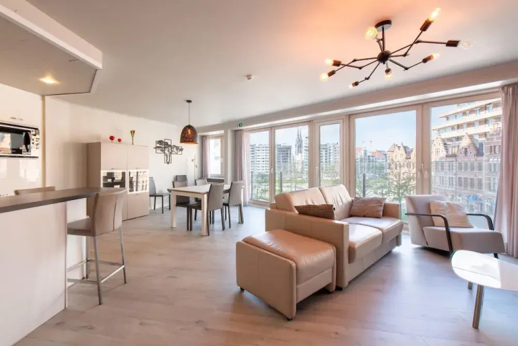 Apartment in Ostend With Marina Views