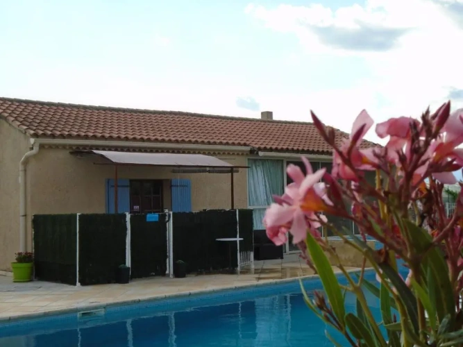 Apartment with pool view