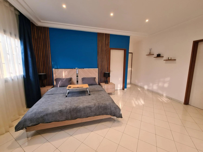 Sompteuse villa avec piscine à 5 min de la plage