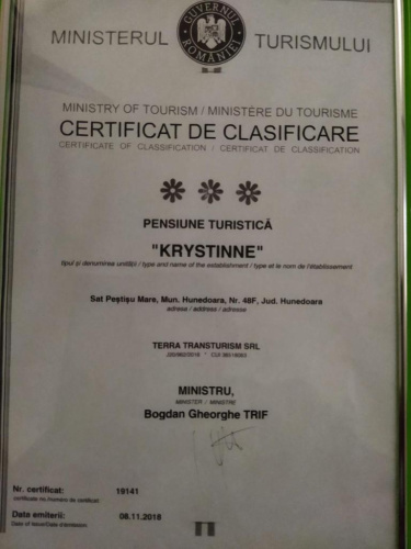 Pensiunea Krystinne