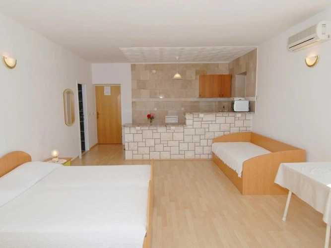 Studio with balcony