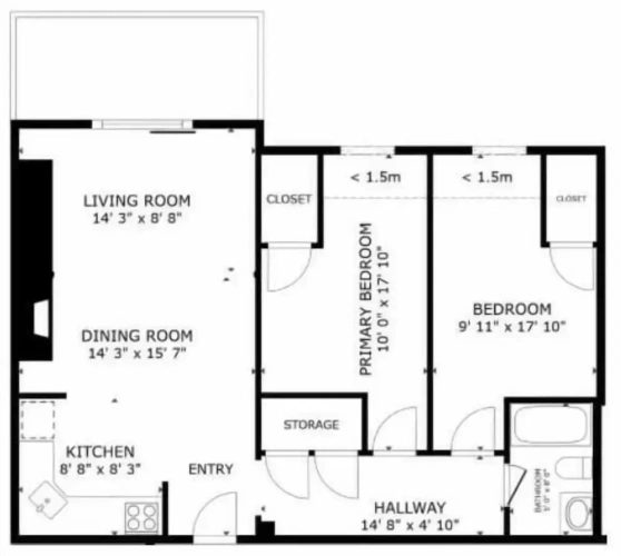 Standard Double room with balcony