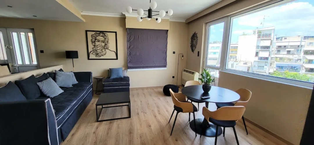 Acropolis View 2BD Apt next to Museum & Metro