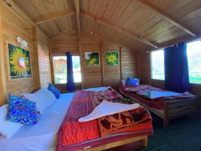 Deluxe Double room with balcony and with mountain view