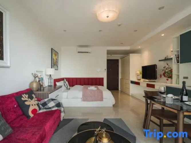 Studio with balcony