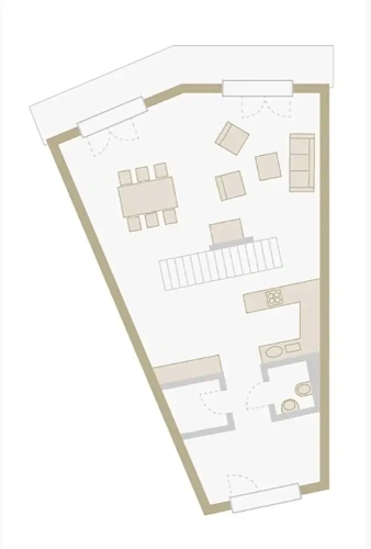 Apartment with balcony