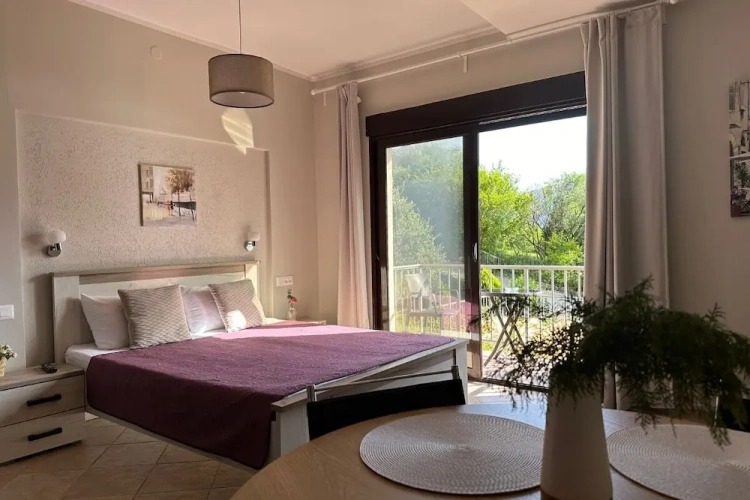 Studio with balcony and with bay view