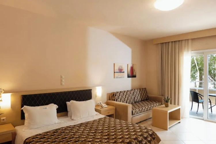 Standard Double room with balcony and with garden view