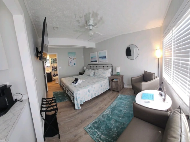 Double Family Suite with courtyard view