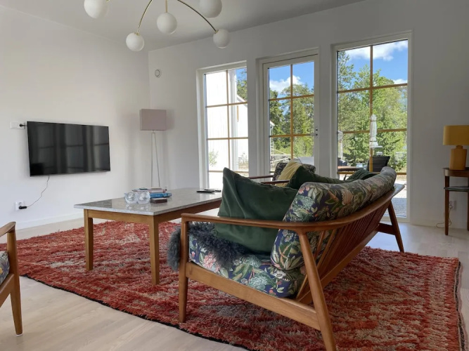 Villa Vitvikena in Gotland, Pool