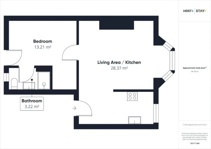 1 Bedroom Apartment