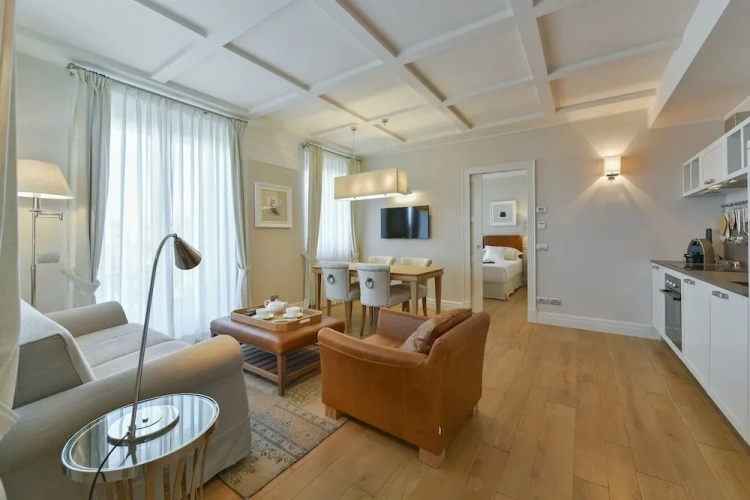 1 Bedroom Deluxe Basement Apartment with balcony