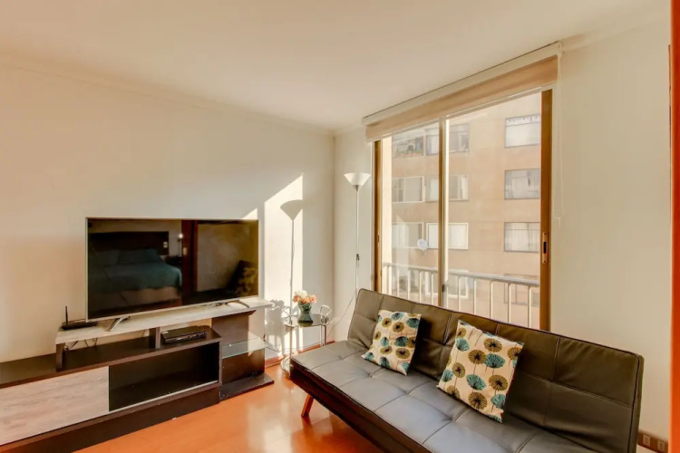 Estudio comodo en Barrio Lastarria