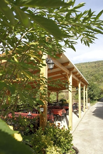 Outside