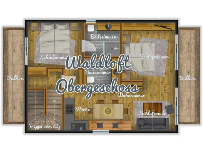 2 Bedrooms Chalet