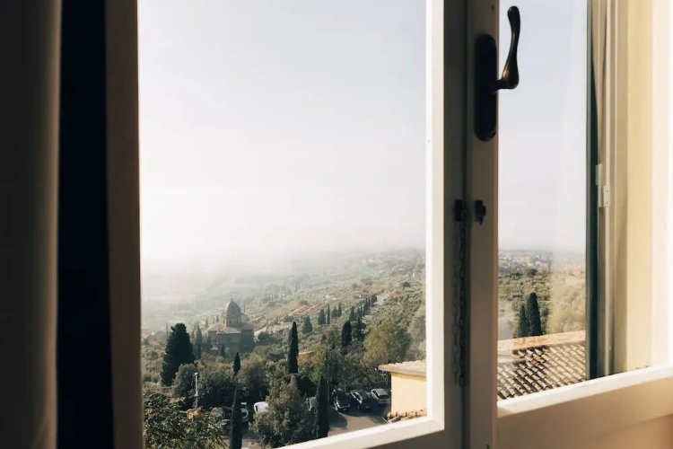 Deluxe Double room with balcony and with garden view