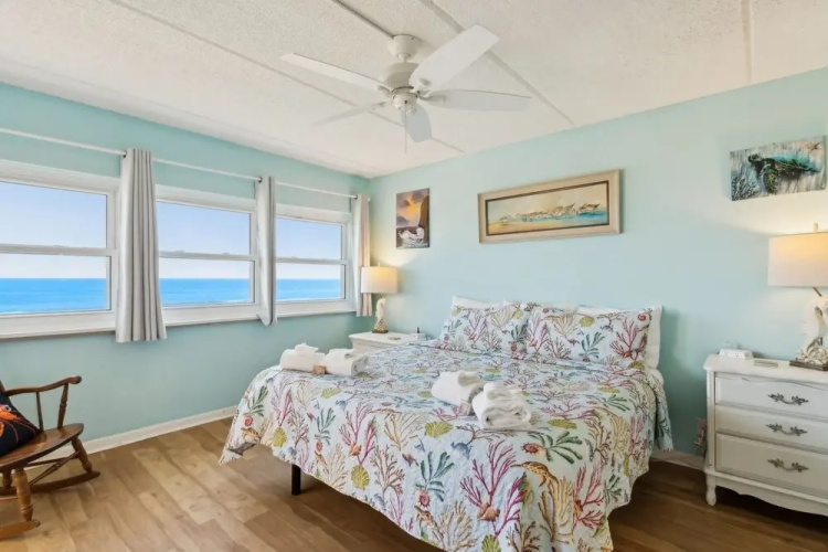 Oceanfront Beach Condo with Private Balcony, Short Walk to Pool and Beach by RedAwning