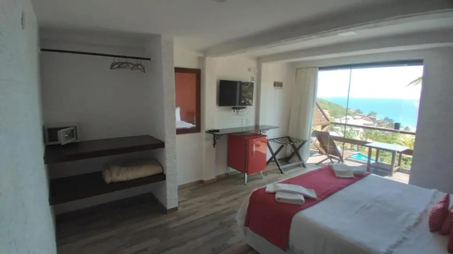 Standard Double room with balcony and with sea view