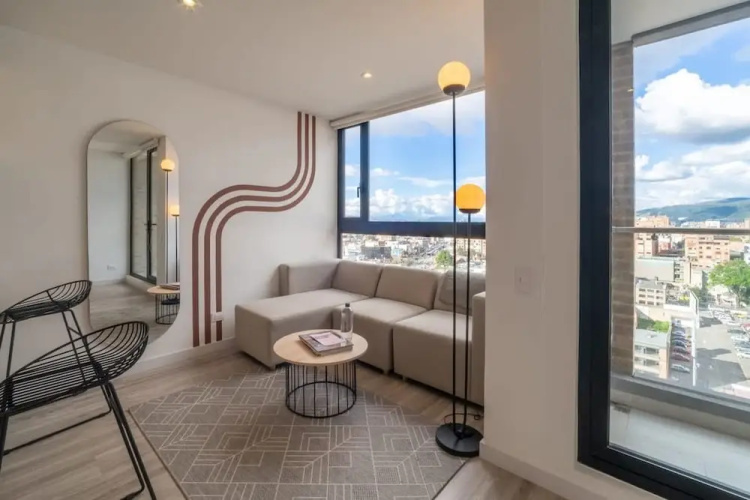 w Classy 1BR in Chapinero