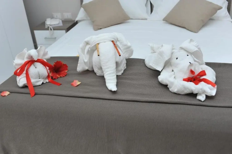 Deluxe Quadruple room with balcony and with view
