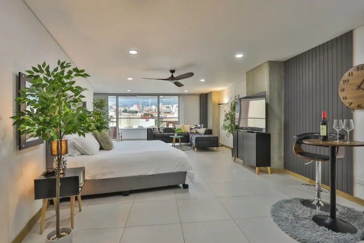 Superior Double Apartment with balcony and with city view