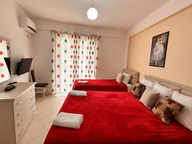 Standard Triple room with balcony and with partial sea view