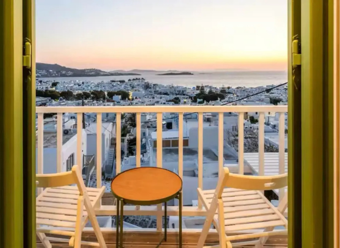 Apartment Mykonos  Greece excellent view