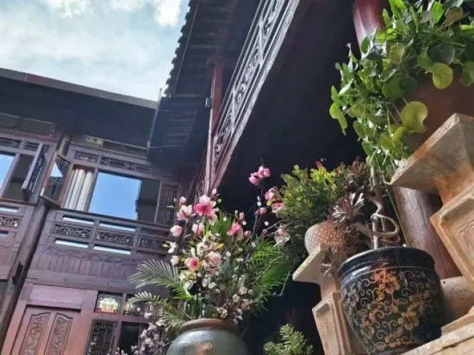 Outside