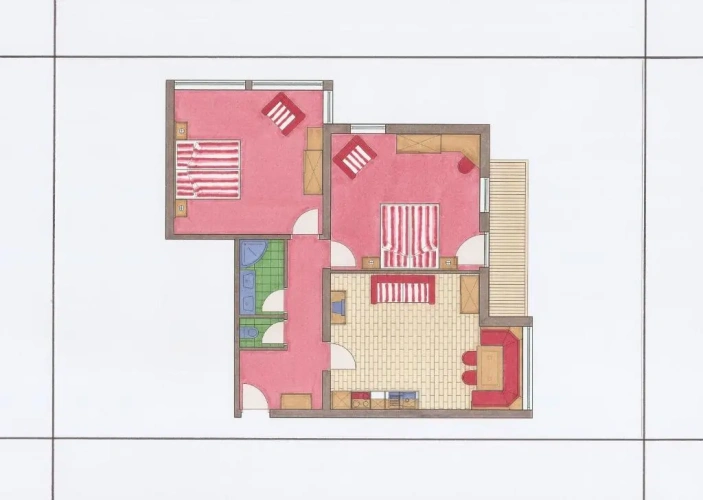 2 Bedrooms Apartment