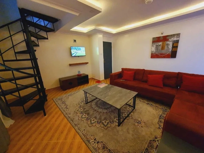Luxury Double Penthouse room with balcony and with land view
