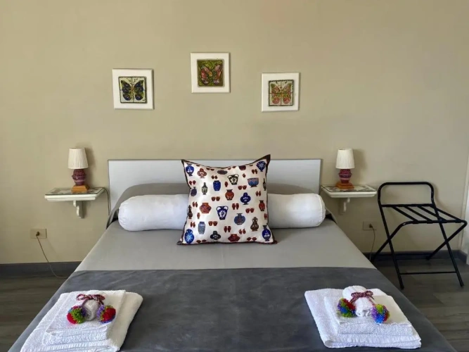 Deluxe Double room with balcony and with sea view
